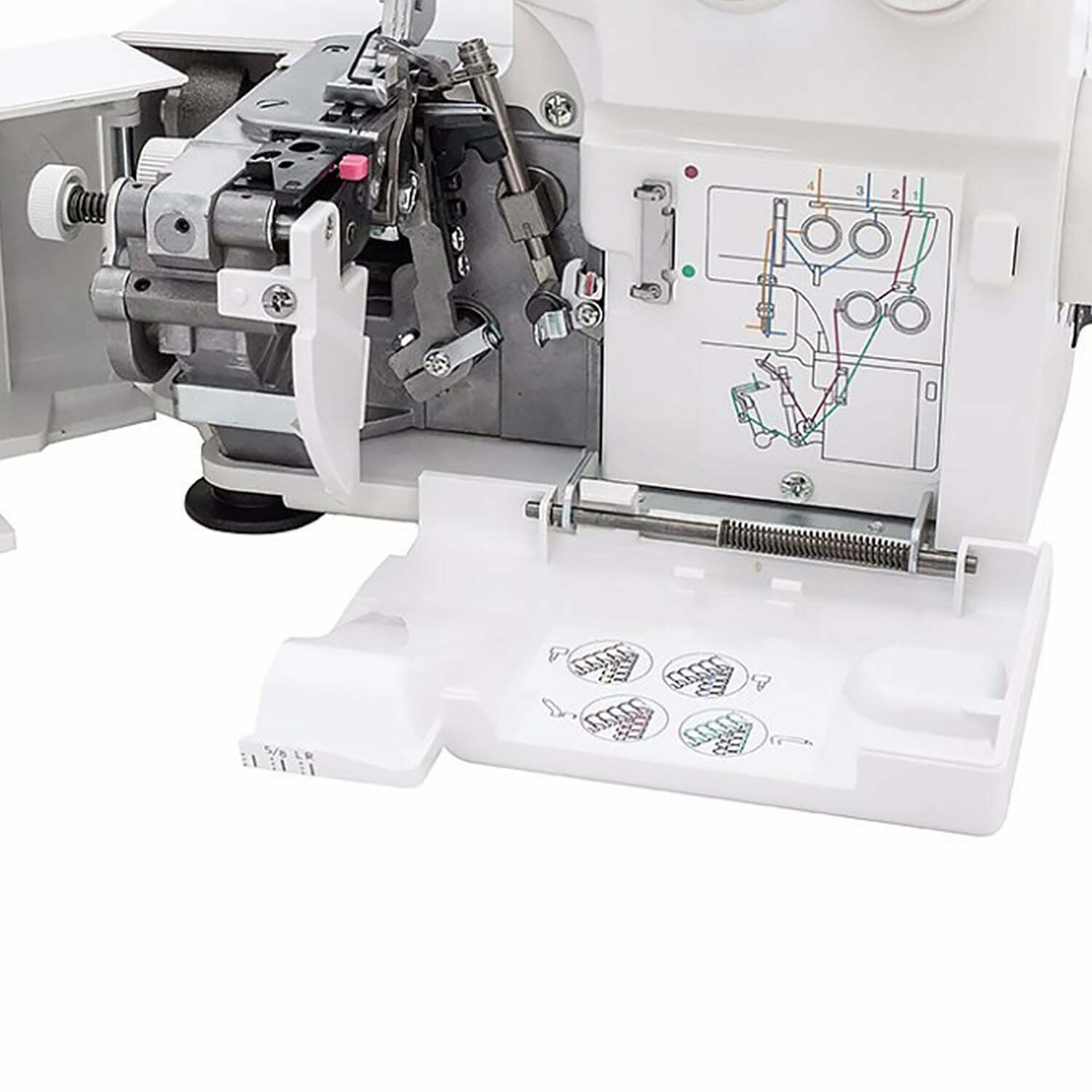 Janome 8004D 3 & 4 Thread Great Starter Overlocker - Strong Rolled Hem Serger - Image 5