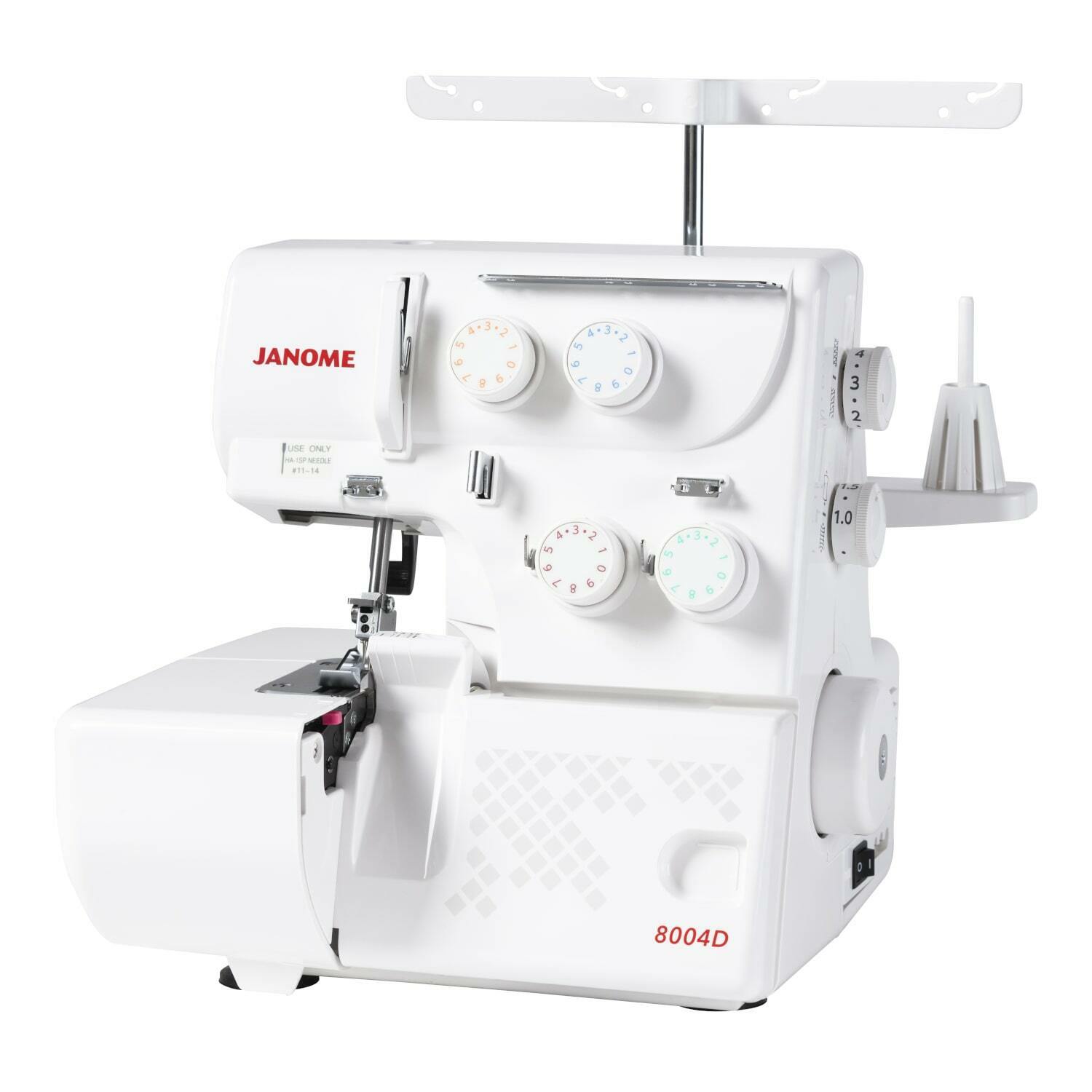 Janome 8004D 3 & 4 Thread Great Starter Overlocker - Strong Rolled Hem Serger - Image 6