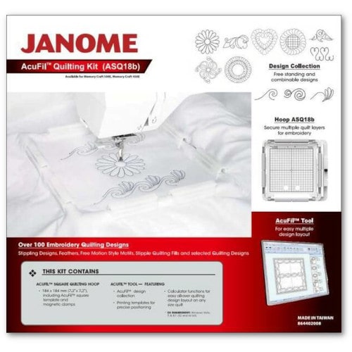 Janome Acufil Quilting Kit for MC400E and MC500E