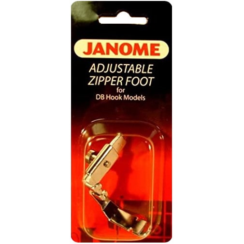 Janome Adjustable Zipper Foot (DB Hook) - 1600P & HD9 Straight Stitch Models
