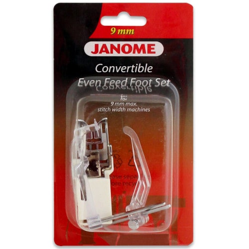 Janome Convertible Even Feed (Walking) Foot Set - 9mm Skyline S5, MC9850, MC9900