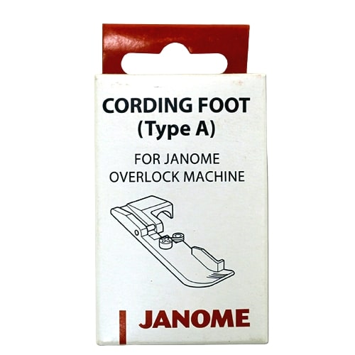 Janome Overlocker Cording "A" Foot for Modern Models 8004D, My Lock 644D & More