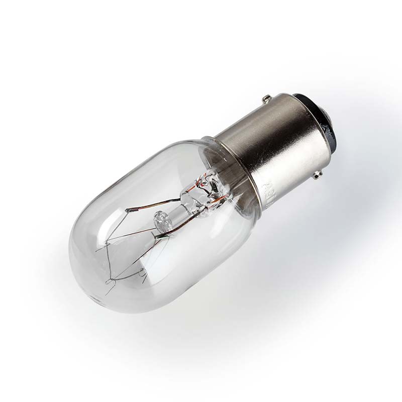 15w Sewing Machine Light Bulb - Bayonet Globe - Fits Janome Elna & More