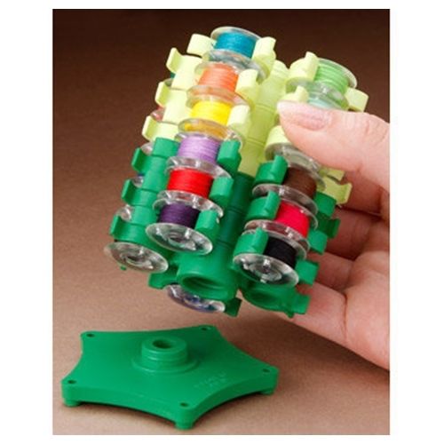 The Stack 'n Store Bobbin Tower - Holds 30 Bobbins Sewing Storage - Janome - Image 3