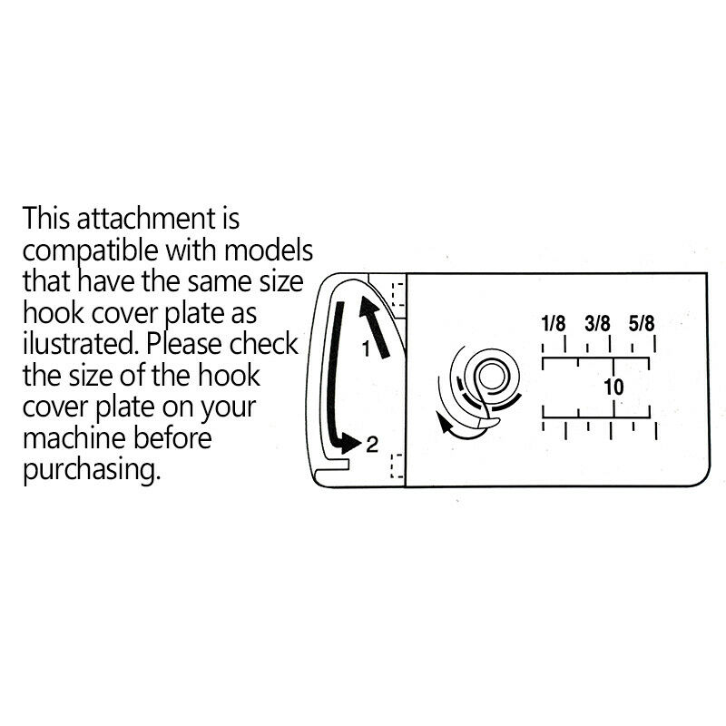 Janome Circular Sewing Attachment (Easy-Set Cover) - Image 3